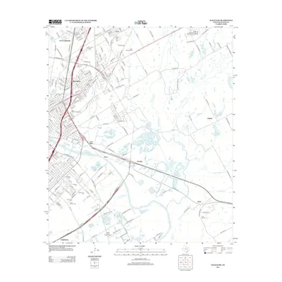 2012 Map of Waco East, 2012 Print