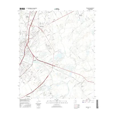 2016 Map of Waco East, 2016 Print