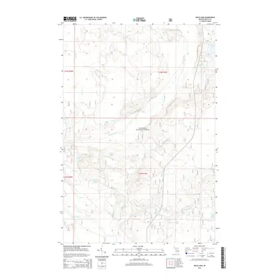 2014 Map of Waco Lake, 2014 Print