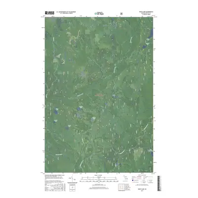 2017 Map of Waco Lake, 2017 Print
