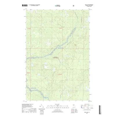 2019 Map of Waco Lake, 2019 Print