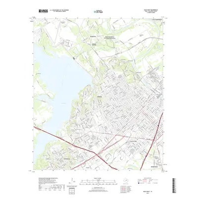 2019 Map of Waco West, 2019 Print