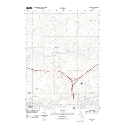 2011 Map of Wacousta, 2011 Print