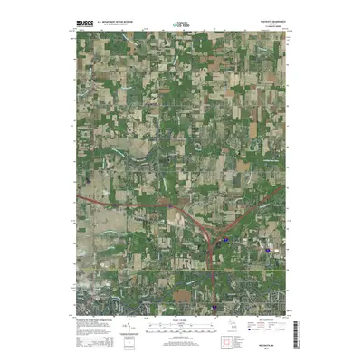 2014 Map of Wacousta, 2014 Print