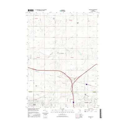2017 Map of Wacousta, 2017 Print