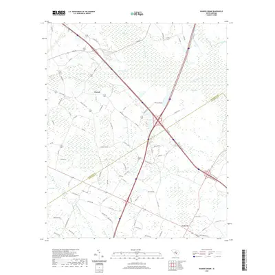 2020 Map of Wadboo Swamp, 2020 Print