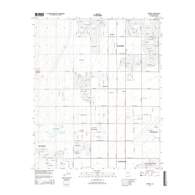 2014 Map of Waddell, 2014 Print