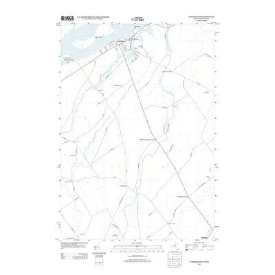 2013 Map of Waddington, 2013 Print