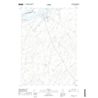 2019 Map of Waddington, 2019 Print