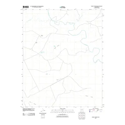 2010 Map of Wade Canyon, 2010 Print