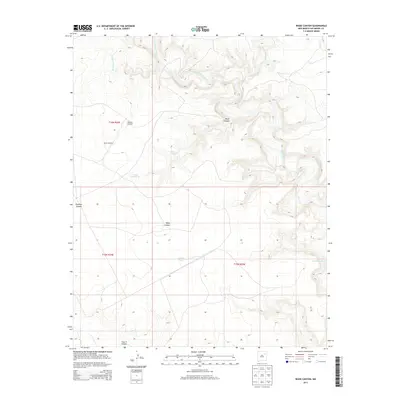 2013 Map of Wade Canyon, 2013 Print