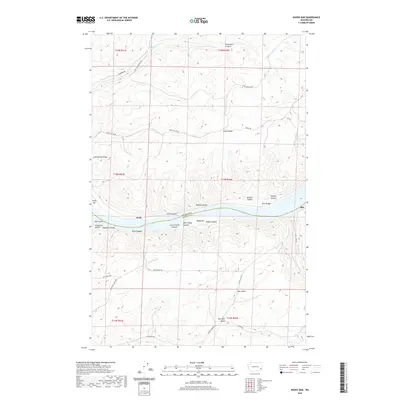 2020 Map of Wades Bar, 2020 Print