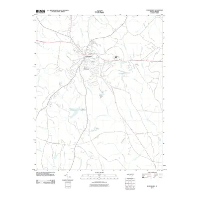 2010 Map of Wadesboro, 2010 Print