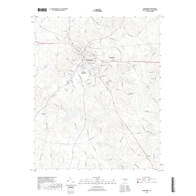 2019 Map of Wadesboro, 2019 Print