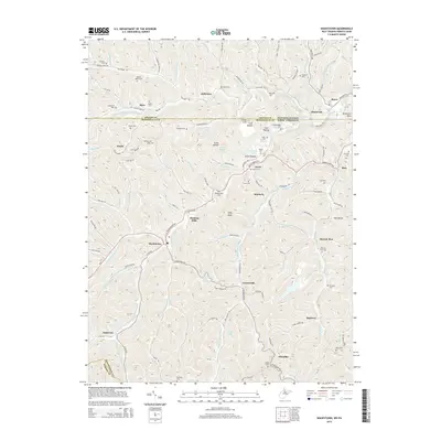 2014 Map of Wadestown, 2014 Print