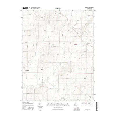 2016 Map of Wadesville, 2016 Print