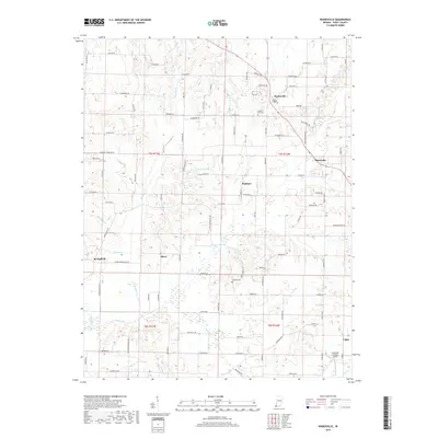 2019 Map of Wadesville, 2019 Print