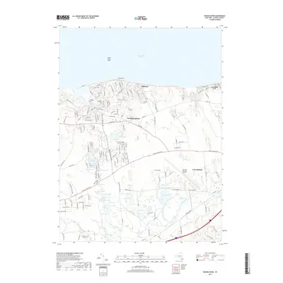 2019 Map of Wading River, 2019 Print