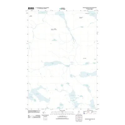 2011 Map of Wadleigh Mountain, 2011 Print