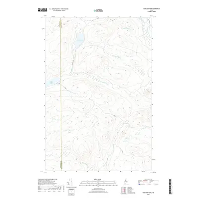 2018 Map of Wadleigh Pond, 2018 Print