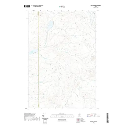 2021 Map of Wadleigh Pond, 2021 Print