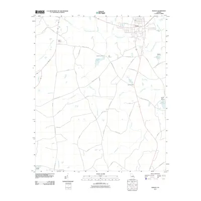 2011 Map of Wadley, 2011 Print