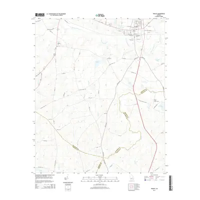 2014 Map of Wadley, 2014 Print