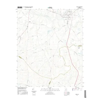 2017 Map of Wadley, 2017 Print