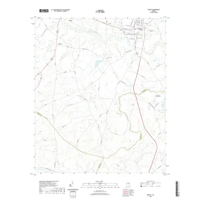 2020 Map of Wadley, 2020 Print