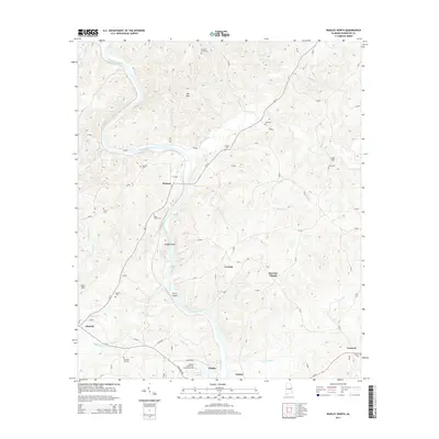 2014 Map of Wadley North, 2014 Print