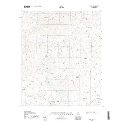 2018 Map of Wadley North, 2018 Print