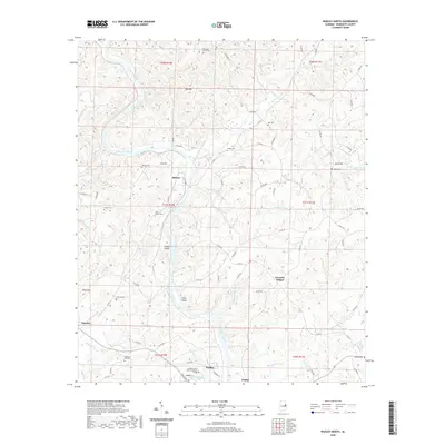 2020 Map of Wadley North, 2020 Print