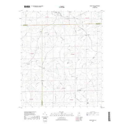 2018 Map of Wadley South, 2018 Print