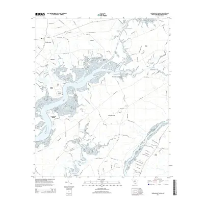 2014 Map of Wadmalaw Island, 2014 Print