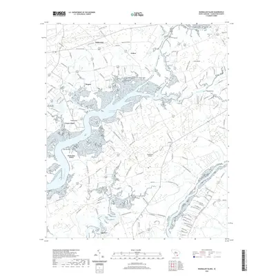 2020 Map of Wadmalaw Island, 2020 Print