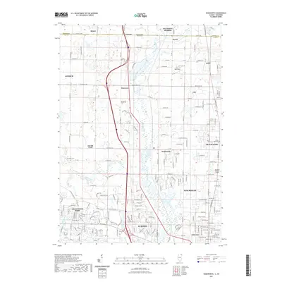 2021 Map of Wadsworth, 2021 Print