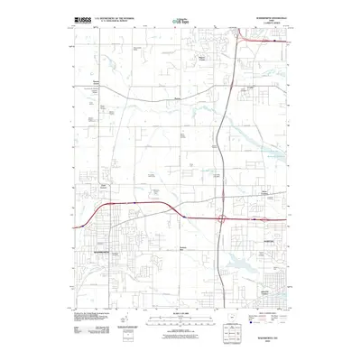 2010 Map of Wadsworth, 2010 Print
