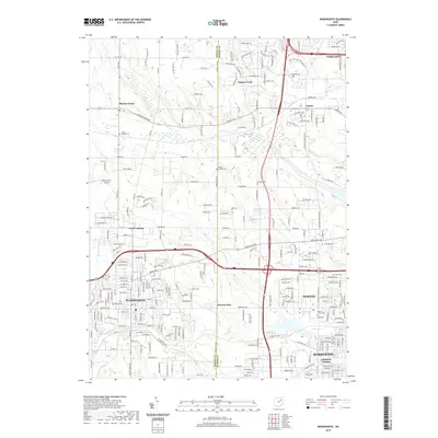 2019 Map of Wadsworth, 2019 Print