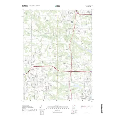 2023 Map of Wadsworth, 2023 Print
