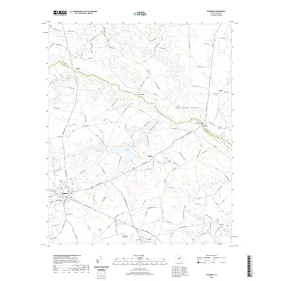 2020 Map of Wagener, 2020 Print