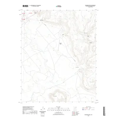 2020 Map of Waggoner Ranch, 2020 Print