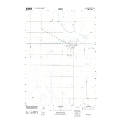 2012 Map of Wagner, 2012 Print