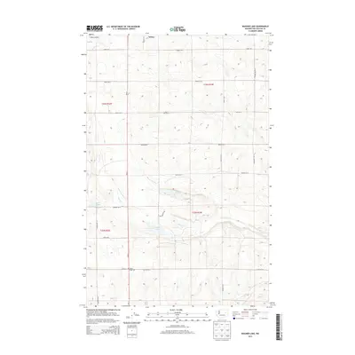 2013 Map of Wagner Lake, 2013 Print