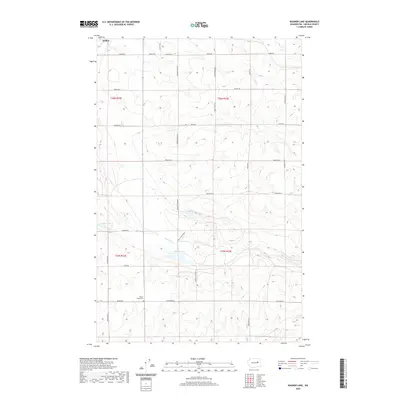2020 Map of Wagner Lake, 2020 Print