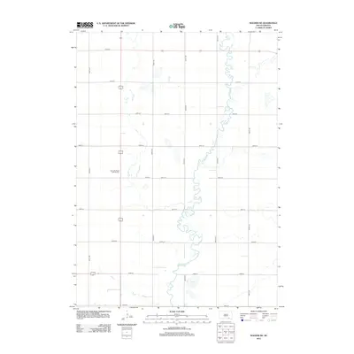 2012 Map of Wagner NE, 2012 Print