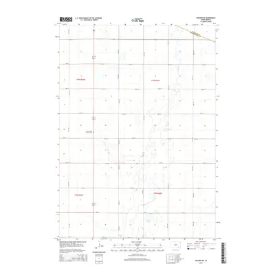 2015 Map of Wagner NE, 2015 Print