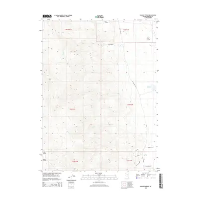 2015 Map of Wagner Springs, 2015 Print