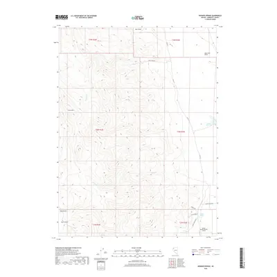 2018 Map of Wagner Springs, 2018 Print