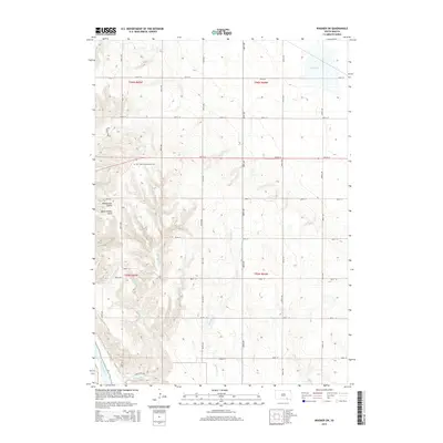 2015 Map of Wagner SW, 2015 Print