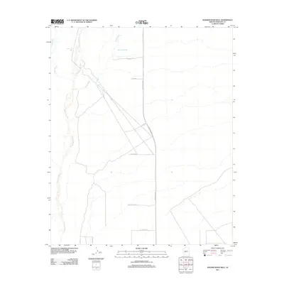 2011 Map of Wagner Wash Well, 2011 Print